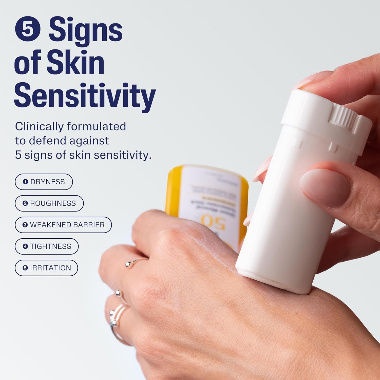 Cetaphil Sheer Mineral Sunscreen Stick for Face & Body, 0.5oz, 100% UVA/UVB Mineral Sunscreen: Zinc Oxide & Titanium Dioxide, Broad Spectrum SPF 50, For Sensitive Skin - Image 4