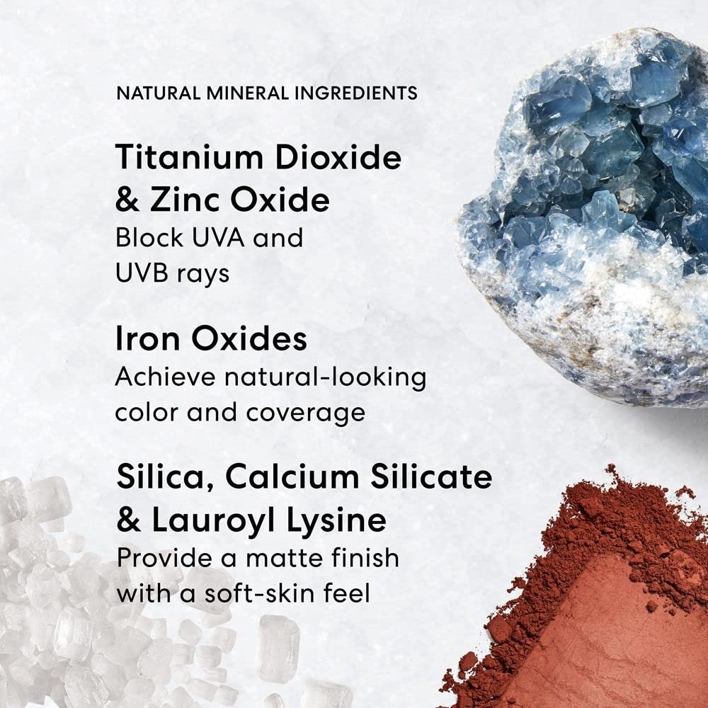 bareMinerals Original Loose Powder Foundation SPF 15, Clean Mineral Powder Face Makeup, Sheer-to-Full Coverage, Talc-Free, Non-Comedogenic, Vegan - Image 9