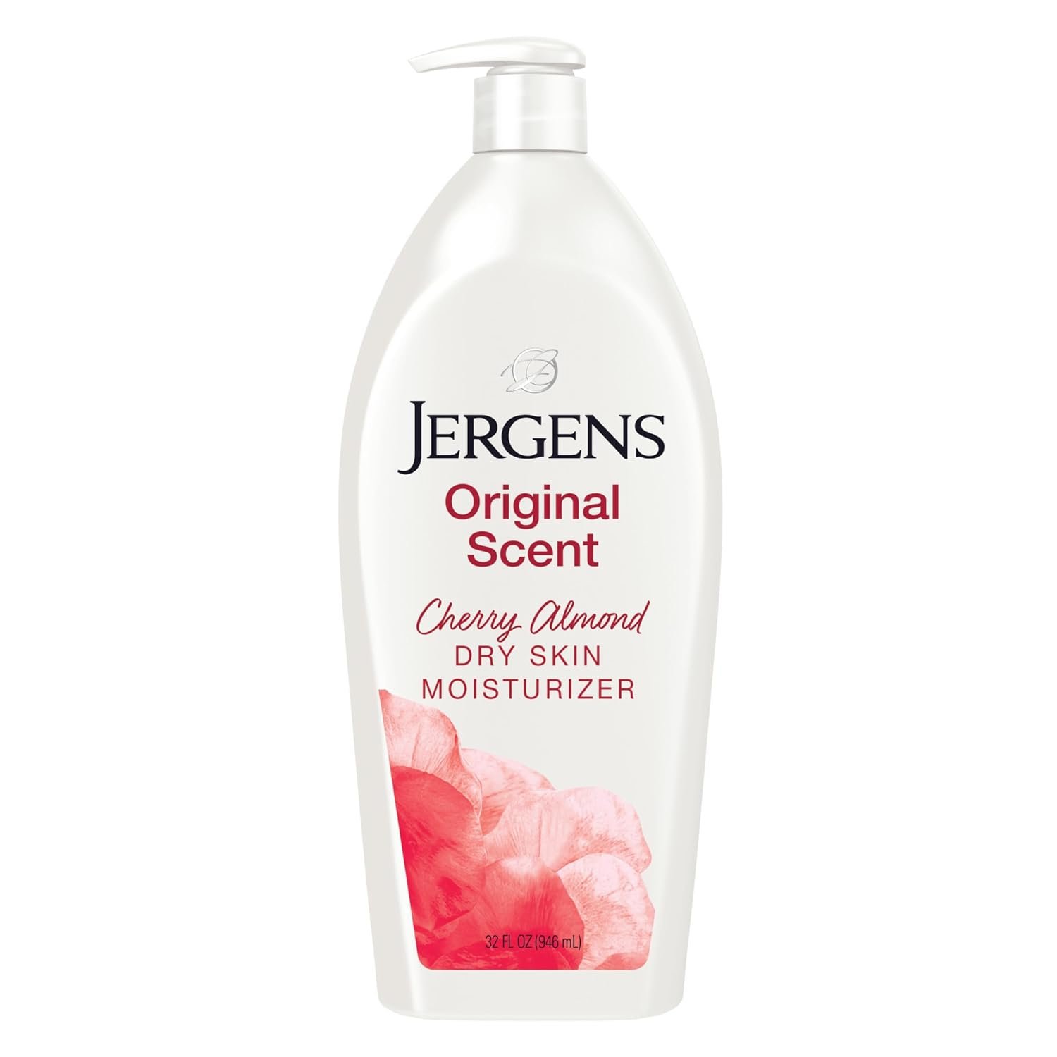 Jergens Original Scent Dry Skin Body Lotion, Hand and Body Moisturizer, Cherry Almond Essence, Dermatologist Tested, 32 Oz - Image 2