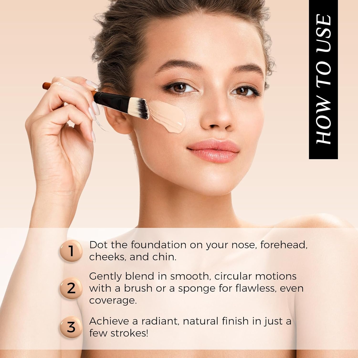 Foundation Color Changing - Foundation 4 in 1 Medium/Light Spectrum With SPF 50 | All-Day Makeup Hold & Waterproof | Hydrating Foundations Full Coverage Suitable For Dry & Oily Skin Types - Image 8